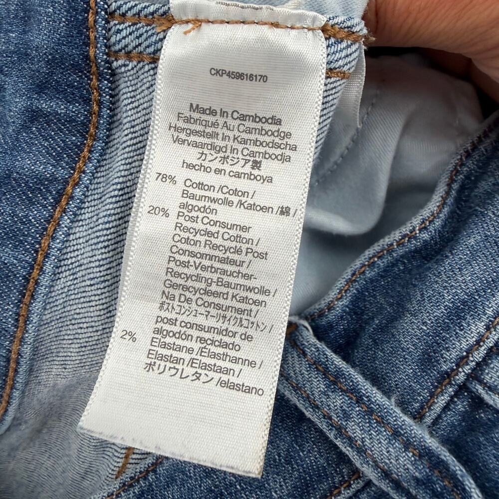Madewell 10" High Rise Skinny Crop Jeans 27 Bradfield Wash Magic Pockets ND611 - Picture 7 of 12